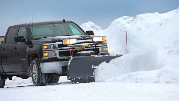 Plow truck ready for a snow route
